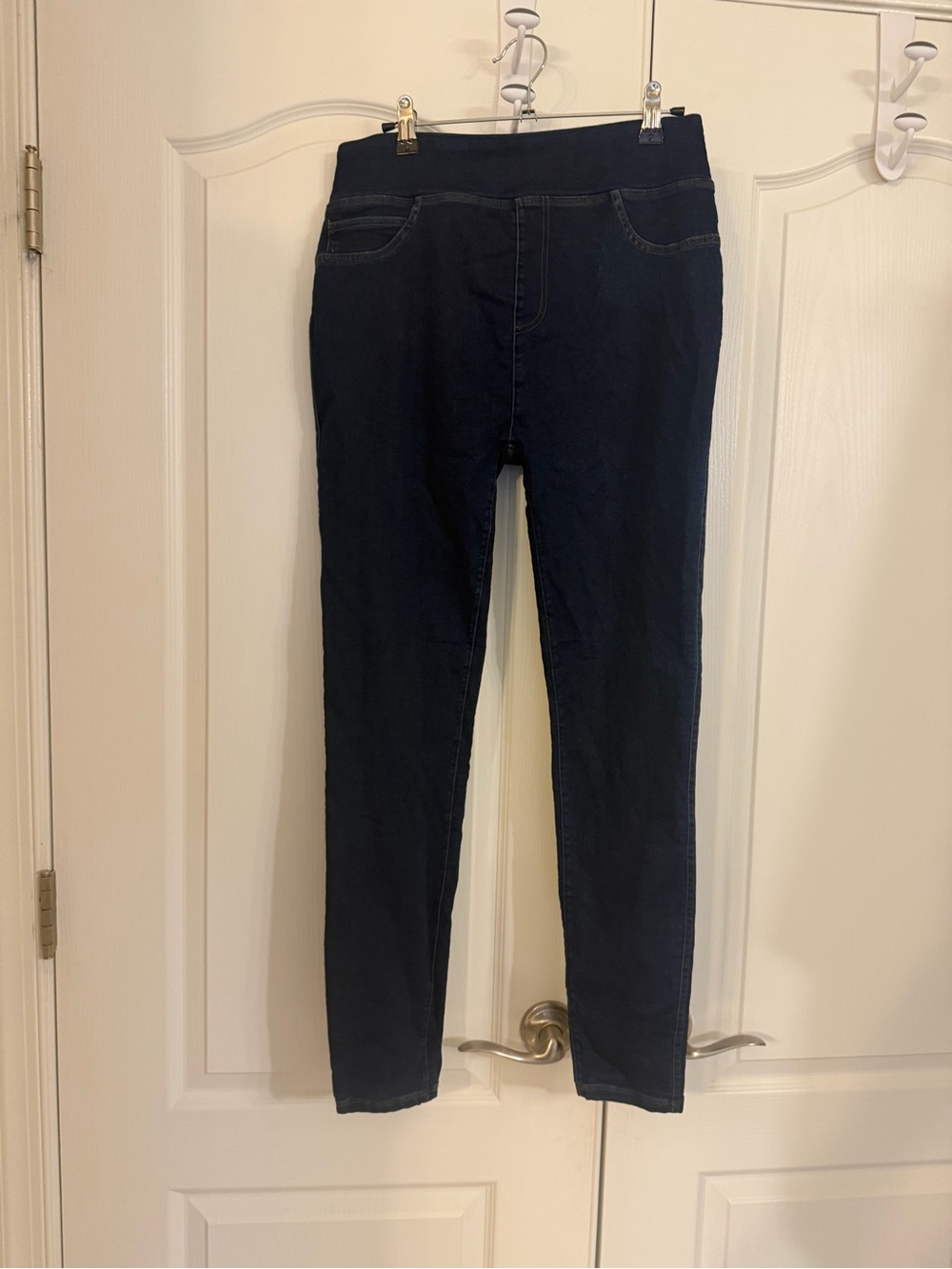 SPANX Assets Navy High-Rise Stretch Jeggings